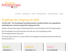 Tablet Screenshot of fitfuersgeld.at